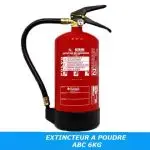 ABC 6kg Extincteur a poudre