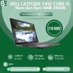 ORDINATEUR DELL core i5 10TH 16GB 250GB